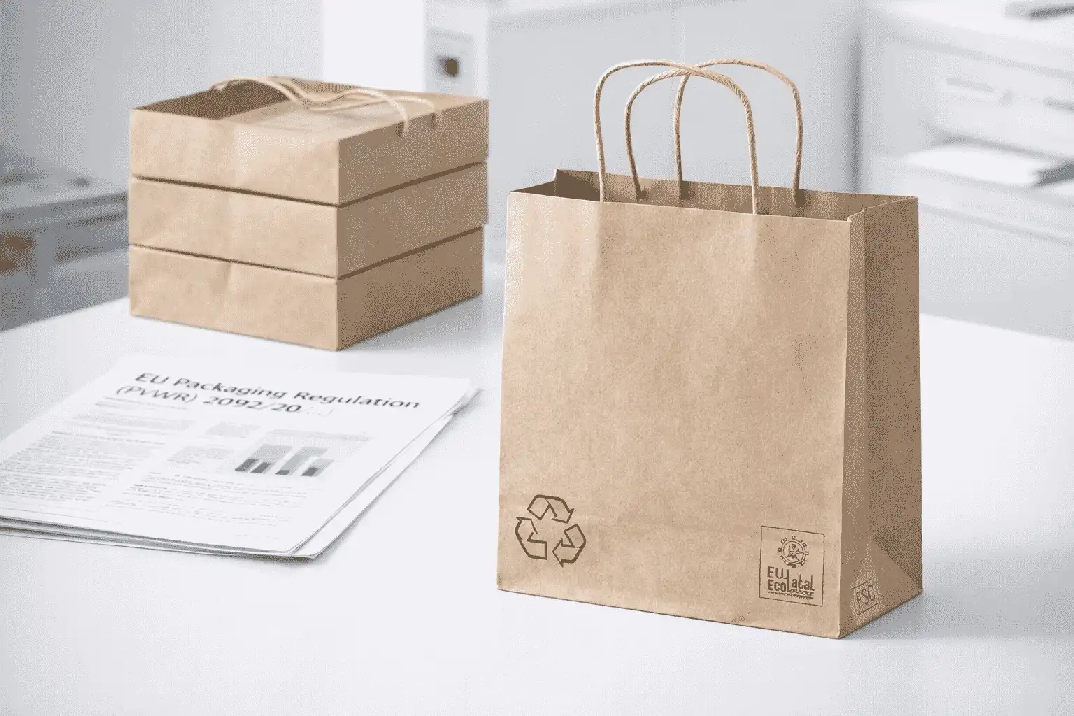 Paper Shopping Bags to Meet EU Packaging Regulations
